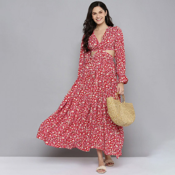 https://www.soulstylez.com/products/red-beige-floral-waist-cut-out-maxi-dress