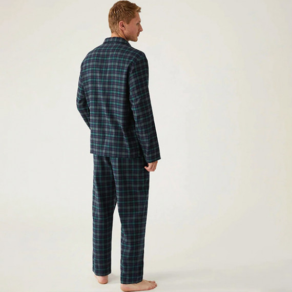 https://www.soulstylez.com/products/men-green-blue-checked-night-suit