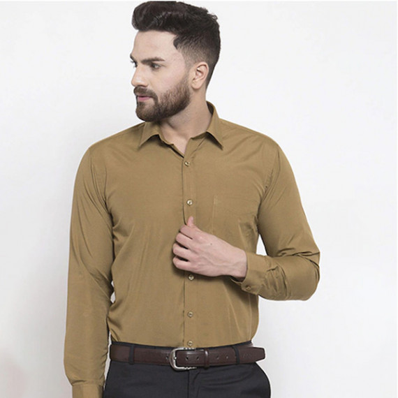https://www.soulstylez.com/products/men-khaki-slim-fit-solid-formal-shirt
