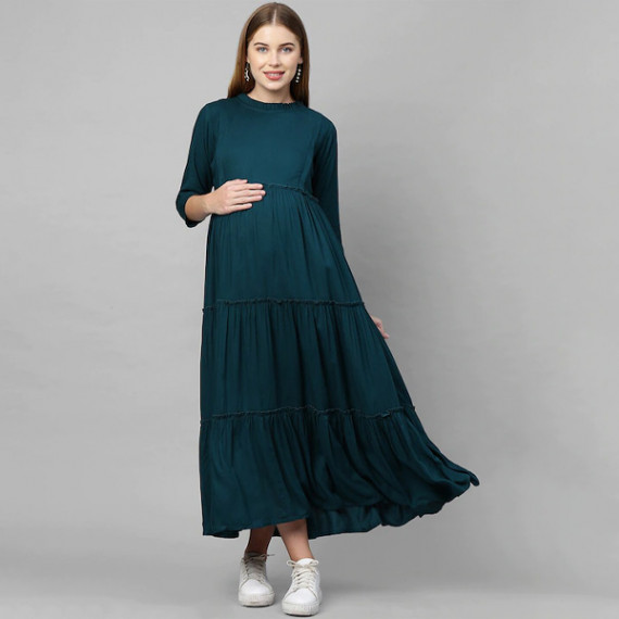 https://www.soulstylez.com/products/teal-green-maternity-maxi-nursing-dress