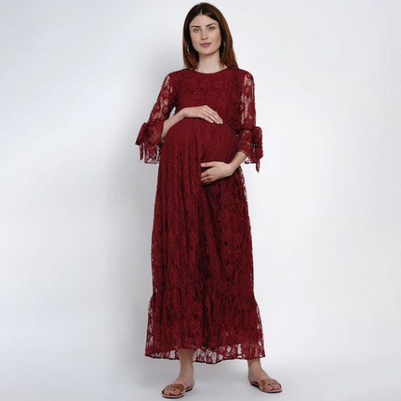 https://www.soulstylez.com/products/women-maroon-maternity-self-design-maxi-dress