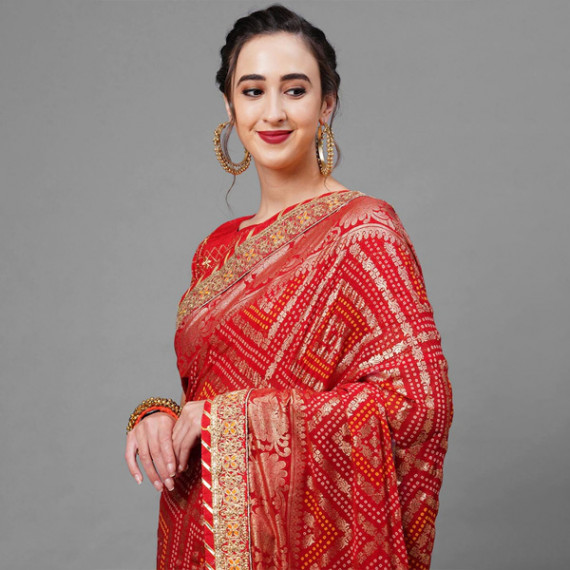 https://www.soulstylez.com/products/red-gold-toned-woven-design-bandhani-saree